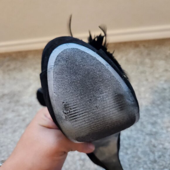 Dolce by mojomoxy feather heels size 7.5 - Picture 4 of 4